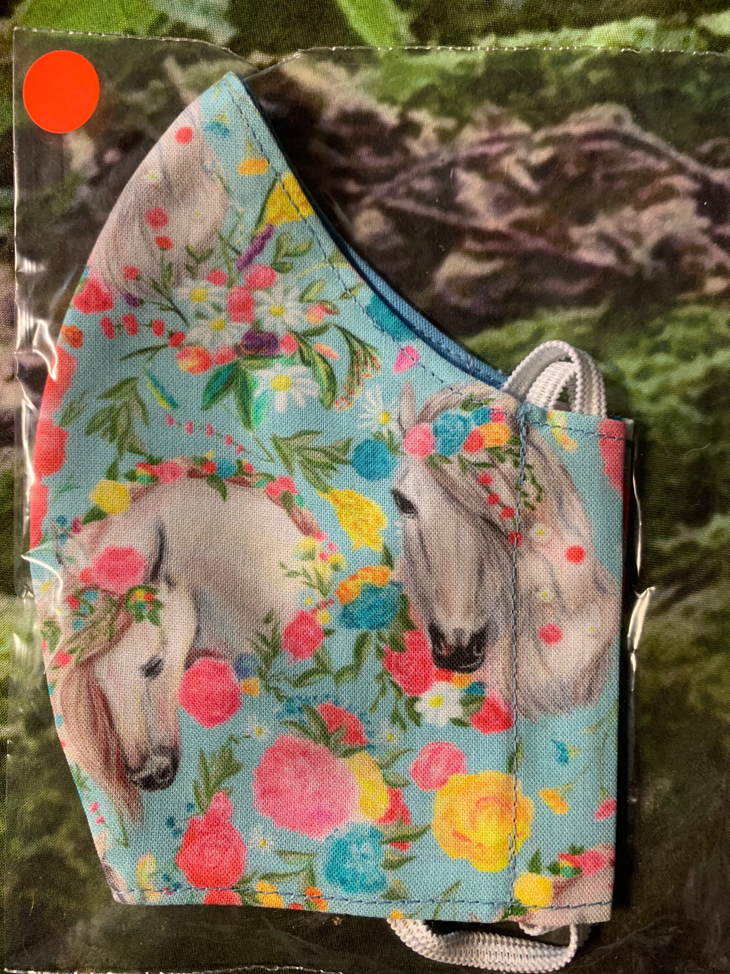 Pretty Horse on blue