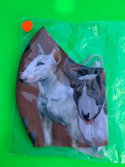 Bull terrier dog design